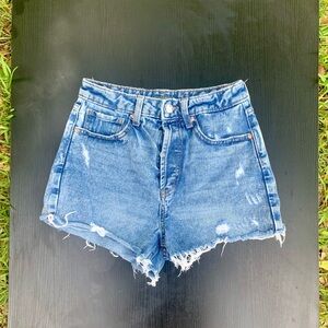 Women's Blue Denim Shorts